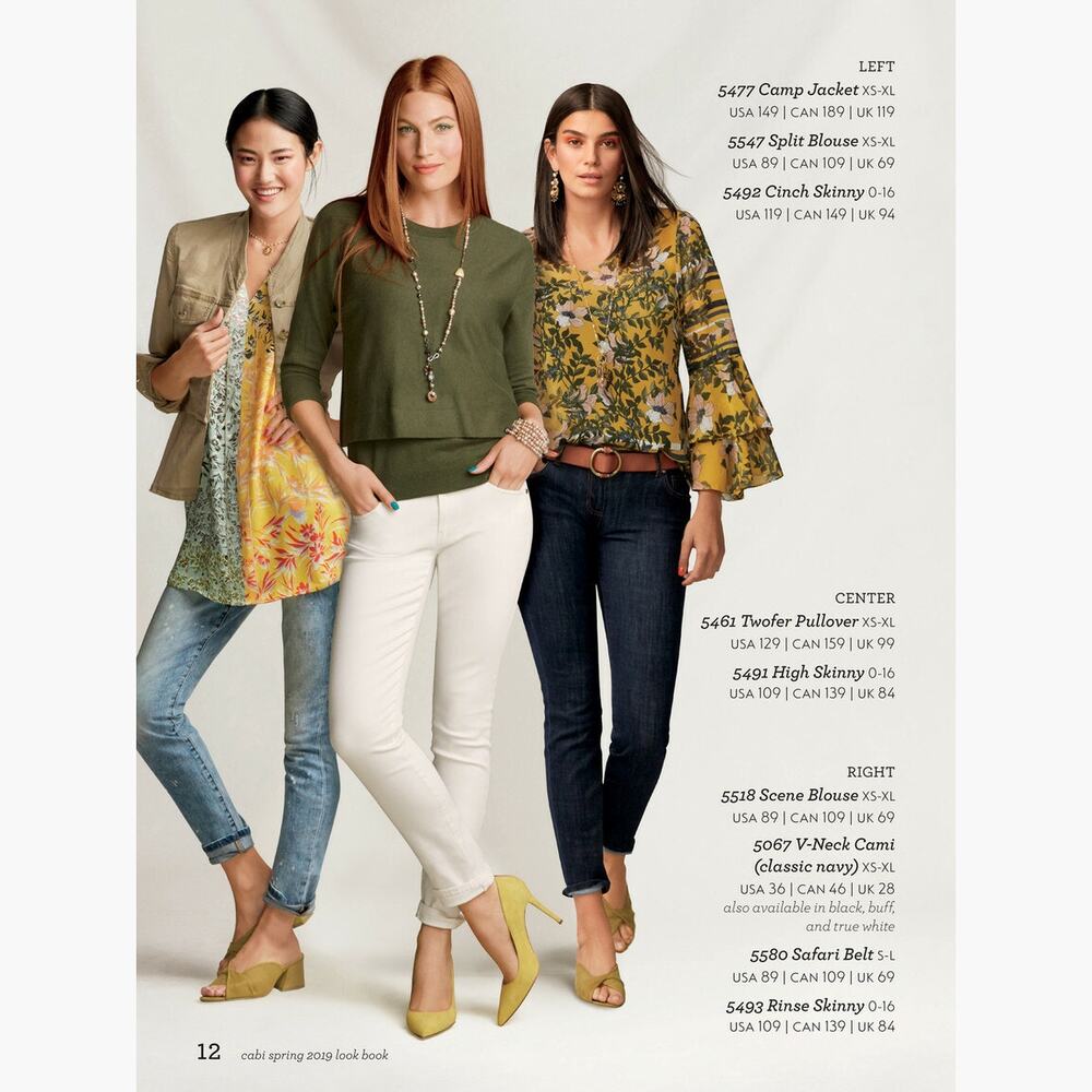 CABI "Scene" Sheer Chiffon Ruffle Bell Sleeve Floral Blouse (Yellow | Size S) - Picture 5 of 10